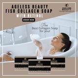AGELESS BEAUTY Fish Collagen Soap with Retinol