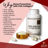 AGELESS BEAUTY Gluta Powerdose with Fish Collagen with FREE Collagen Soap