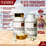 AGELESS BEAUTY Gluta Powerdose with Fish Collagen with FREE Collagen Soap