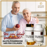 AGELESS BEAUTY Gluta Powerdose with Fish Collagen with FREE Collagen Soap